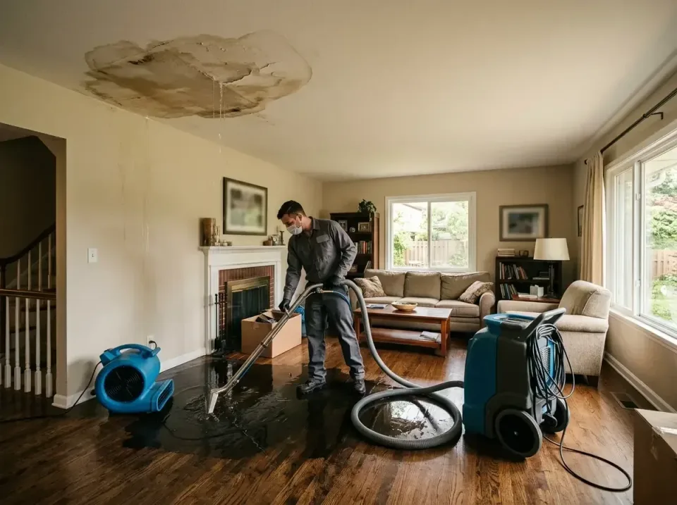 attic-pipe-burst-ceiling-drip-008 — frequently asked questions, Water Damage Restoration & Carpet Care in Lowell, IN